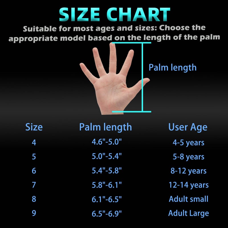 Sportout قفازات حارس مرمى للأطفال من سبورت آوت، قفازات حارس كرة القدم مع حماية مزدوجة للمعصم ومواد لاتكس مقاومة للانزلاق والارتداء لمنع الإصابات - Image 4
